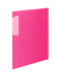 สมุดพก < novita > B5 แนวตั้งแบบคงที่ 20 กระเป๋า สีชมพู la-N21P