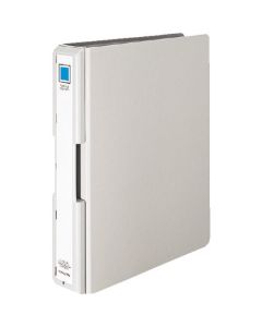 แฟ้มหลอดพร้อมที่จับ <Eco Twin> บรรจุกระดาษ A4 แนวตั้งได้ 500 แผ่น สีเงิน Fu-UT1650C