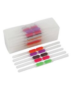 ลิ้นแฟ้มพลาสติก 20 ซม. (แพ็ค50ชิ้น) ออร์ก้า FTN-1