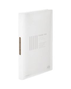 สมุดใส <ป้ายสี> 40 แผ่น A4 แนวตั้ง ใส CTra-40T