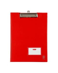 คลิปบอร์ดหนังเทียม A4 แดง ออร์ก้า A-100