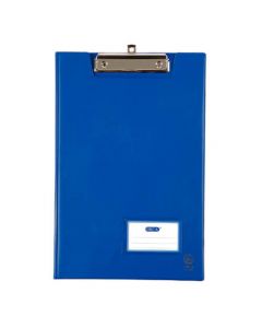 คลิปบอร์ดหนังเทียม F4 น้ำเงิน ออร์ก้า K-100