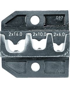 หัวย้ำหางปลา 624-097 ขั้วต่อปลอกโลหะ 2X6, 2X10,