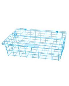 ตะกร้าเอกสารลวดเคลือบสีฝาปิด ฟ้า ออร์ก้า 88