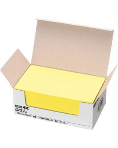 กระดาษโน้ต <K2> 75 x 125 มม. สีเหลือง 100 แผ่น x 5 เล่ม จดหมาย K2 - 75125Y