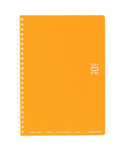 สมุดบันทึกซอฟต์ริงดอทบี 50 แผ่น A5 สีส้ม