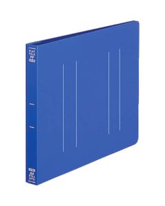 แฟ้มเรียบ <PP> A5 แนวนอน เข้าเล่ม 15 มม. สีน้ำเงิน Fu-P17B