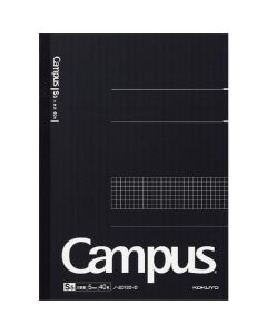 สมุดโน้ตแคมปัส (เส้นตาราง) A4 (เบอร์ 1) 5มม. เส้นตาราง 40 แผ่น