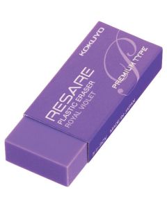 ยางลบพลาสติก <ขายต่อ> (แบบพรีเมี่ยม) สีม่วง poppy-90V
