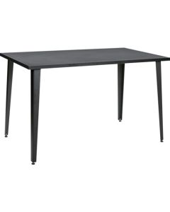 โต๊ะทำงานอลูมิเนียมน้ำหนักเบาพิเศษ สีดำ ขนาด 1200 x 700 x 720 มม.