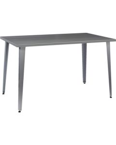 โต๊ะทำงานอลูมิเนียมน้ำหนักเบาพิเศษ สีเงิน ขนาด 1200 x 700 x 720 มม.