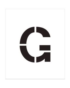 แผ่นพ่นตัวอักษร สูง 100 Alphabet G