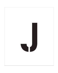 แผ่นพ่นตัวอักษร สูง 150 Alphabet J