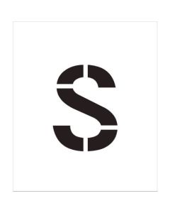 แผ่นพ่นตัวอักษร สูง 150 Alphabet S