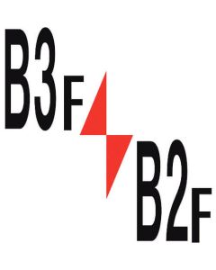 บอร์ดแสดงชั้นลอฟท์ 300 ตาราง B3F/B2F