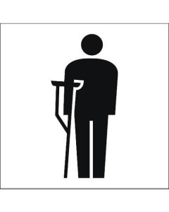 ป้ายรูป JIS สิ่งอำนวยความสะดวกสำหรับคนพิการและผู้บาดเจ็บ 150 ตร.ม