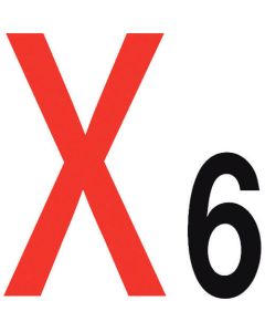 ป้ายกลางถนน 450 ตร. แม่เหล็ก x6