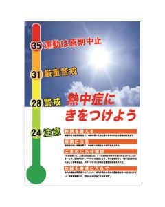 โปสเตอร์เตือนโรคลมแดด ระวังโรคลมแดดกันเถอะ