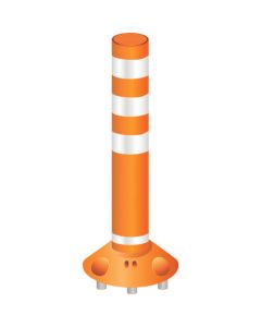 เสากลม 250 สามขาถอดได้ RP-B800-25 สีส้ม