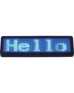 ป้ายชื่อ LED สีน้ำเงิน