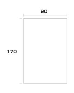 2000 ถุงพลาสติก หนา 0.05 กว้าง 90 x ยาว 170 มม