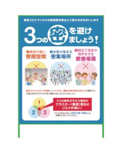 Safety Sign For COVID-19 อันละ 1 อัน