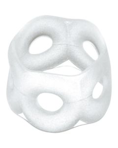 พลิกกระดาษรูปวงแหวน <เมกลิน> สีพื้นฐาน ไซส์ S ใส Mek-20T