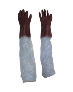 PVC Gloves with Armcover