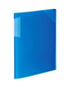 สมุดใสผู้ถือ < novita > (แบบติดอยู่กับที่) กระเป๋า A4 สีน้ำเงิน 12 แผ่น Fu-N5710B-12