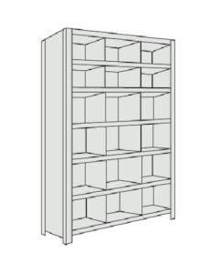 Light-Duty Shelving c/w Shelf Divider(Height:1800mm)
