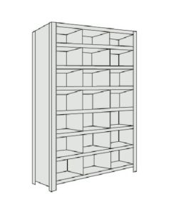 Light-Duty Shelving c/w Shelf Divider(Height:1800mm)