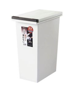 Evan MP ถังกดน้ำแบบมีฝาปิด 30L สีขาว