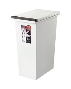 Evan MP ถังกดน้ำแบบมีฝาปิด 45L สีขาว