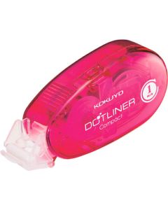 เทปกาว <dot liner compact> (ยูนิตหลัก) สำหรับพิมพ์เทปสีชมพู DM4520-08P