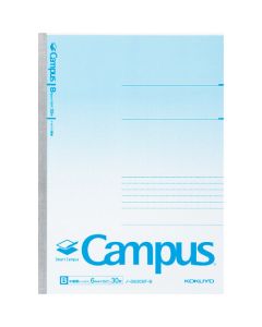 Smart campus B-ruled (มีจุด) semi-B5 (No. 6) ความกว้างของ 6 mm 30 แผ่น No-GS3CBT-B
