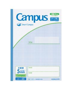 สมุดบันทึกสำหรับวิทยาเขต <Smart Campus> (ตามการใช้งาน) ตาราง 5 มม. เส้นทึบ 10 มม. No-GS30S10-5B