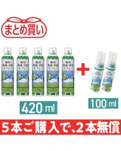 ซื้อสเปร??์ฆ่าเชื้อและดับกลิ่นรองเท้าขนาด 420 มล. จำนวน 5 ขวด รับฟรีขนาด 100 มล. จำนวน 2 ขวด