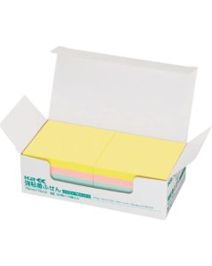 กระดาษโน้ต กาวเหนียวแน่น K2 75 x 75 คละสี P10 สมุดสี่เหลี่ยม (คละสี 7 สี) K2 me-KP7575X10
