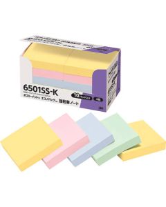 โพสต์-อิท กาวเหนียว 50 x 50 มม. 90 แผ่น x 10 แผ่น คละ 4 สี
