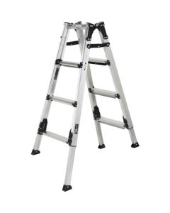 บันไดพับได้ GAUDI STANDARD สูง 120 ซม. มีขาตั้งปรับระดับได้ รับน้ำหนักได้สูงสุด 100 กก.