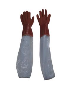 PVC Gloves with Armcover