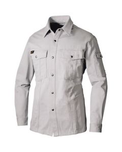 เสื้อเชิ้ตแขนยาว (หนา) สีเทา LL