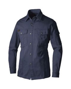 เสื้อเชิ้ตแขนยาว (หนา) สีกรมท่า LL