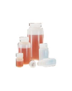 ขวดใส่ตัวอย่างปากกว้าง HDPE 500mL 48 ชิ้น