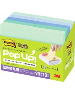 โพสต์-อิท อีโคโนแพ็ค สมุดป๊อปอัพกาวเหนียวแบบรีฟิล