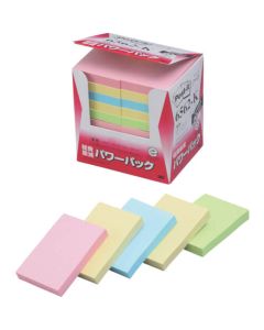 โพสต์-อิท 75 x 50 มม. 100 แผ่น x 20 แผ่น คละ 4 สี