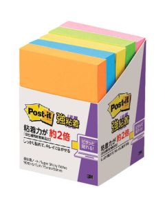 โพสต์-อิท กาวเหนียว 75 x 50 มม. 90 แผ่น x 5 แผ่น คละ 5 สี