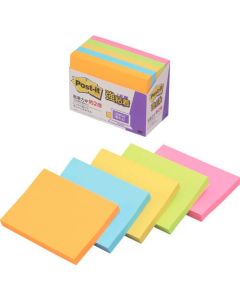 โพสต์-อิท กาวเหนียว 75 x 100 มม. 90 แผ่น x 5 แผ่น คละ 5 สี