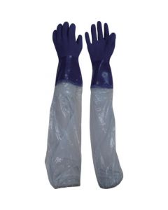 PVC Oil Resistant Gloves wth Armcover
