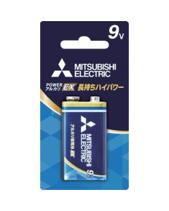 แบตเตอรี่อัลคาไลน์ 9V จำนวน 1 ก้อน บรรจุในแผงพลาสติกใส